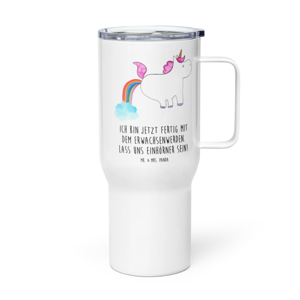 XXL thermal mug unicorn fart Großer Thermobecher, Reisebecher, XL Reisetasse, XL Thermobecher, Jumbo Becher, Autobecher, Unicorn, Einhorn, Einhörner, Einhorn Deko, Erwachsenwerden, Lustig, Regenbogen, Pups, Glitzer, Einhornpower, Spaß, Freundin