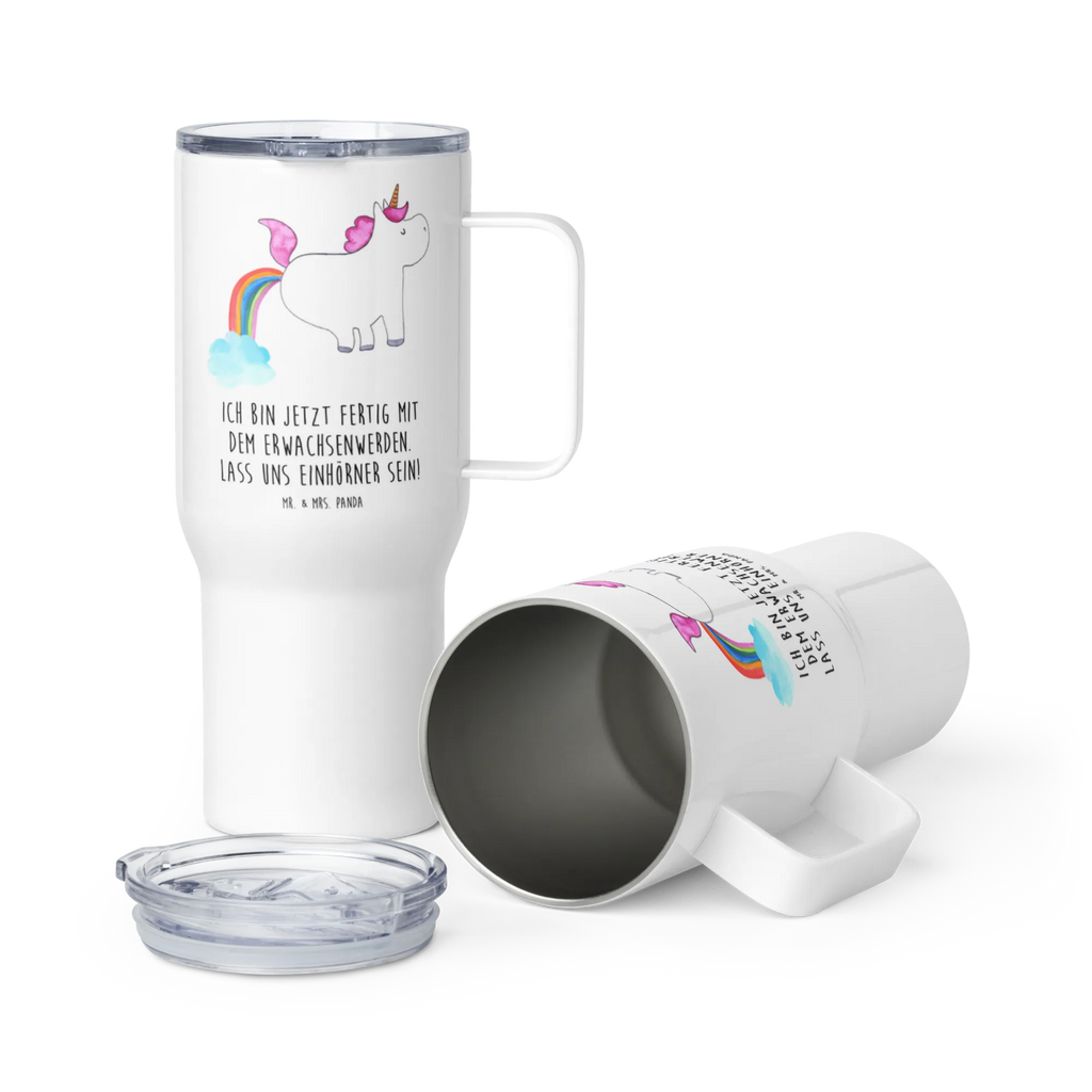 XXL thermal mug unicorn fart Großer Thermobecher, Reisebecher, XL Reisetasse, XL Thermobecher, Jumbo Becher, Autobecher, Unicorn, Einhorn, Einhörner, Einhorn Deko, Erwachsenwerden, Lustig, Regenbogen, Pups, Glitzer, Einhornpower, Spaß, Freundin