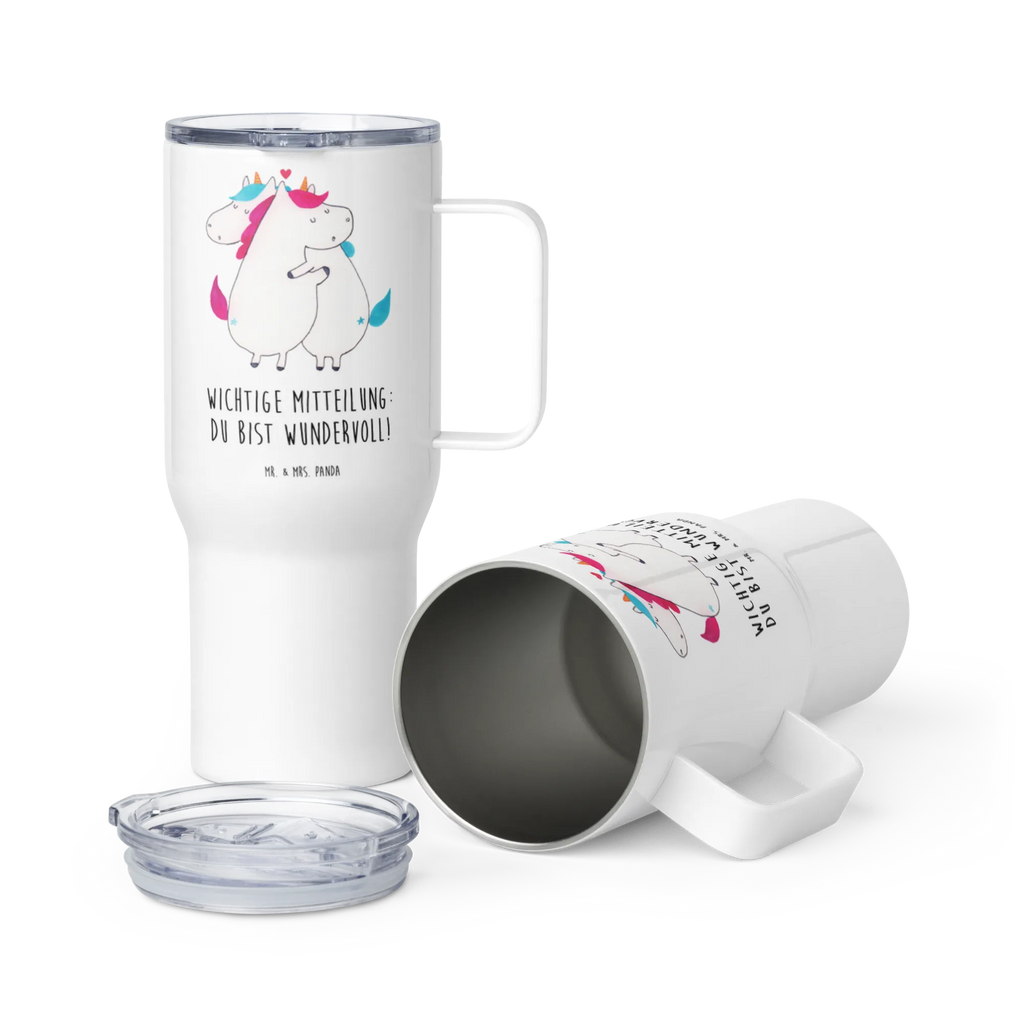 XXL thermal mug unicorn communication Großer Thermobecher, Thermobecher, Jumbo Becher, XL Thermobecher, Autobecher, XL Reisetasse, Reisebecher, Einhorn, Einhörner, Einhorn Deko, Unicorn, witzig, Spruch, Valentine, Ehe, lustig, Valentinstag, Geschenk, Partner, Liebe