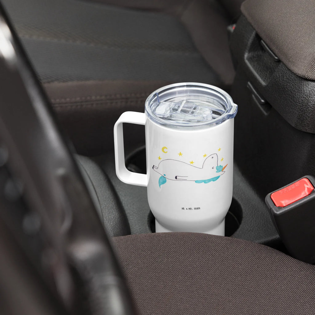 XXL thermal mug unicorn starry sky Jumbo Becher, Autobecher, XL Thermobecher, Thermobecher, Reisebecher, Großer Thermobecher, XL Reisetasse, Einhorn, Einhörner, Einhorn Deko, Unicorn, Sternenhimmel, Verrückt, Dachschaden, Sterne