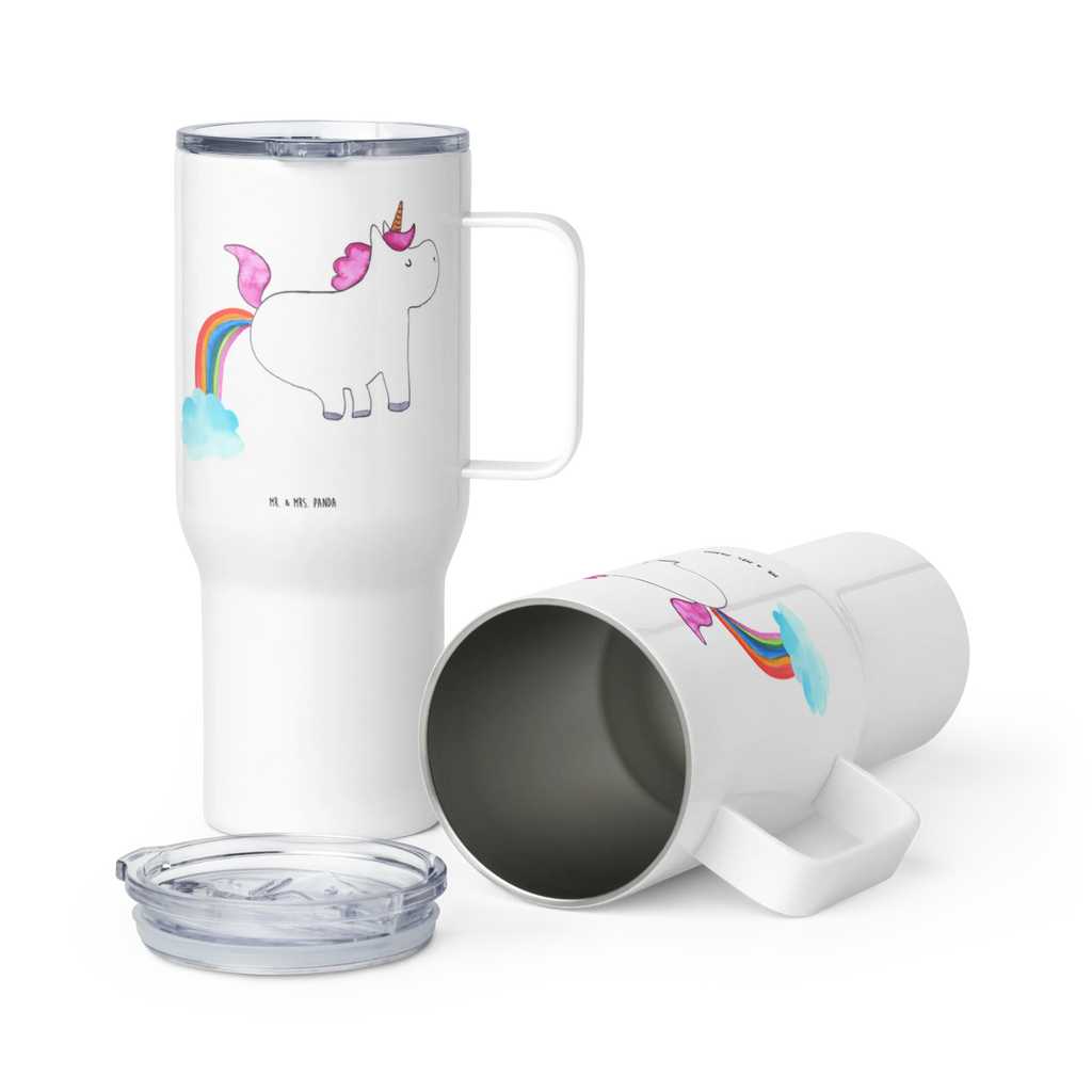 XXL thermal mug unicorn fart Großer Thermobecher, Reisebecher, XL Reisetasse, XL Thermobecher, Jumbo Becher, Autobecher, Unicorn, Einhorn, Einhörner, Einhorn Deko, Erwachsenwerden, Lustig, Regenbogen, Pups, Glitzer, Einhornpower, Spaß, Freundin