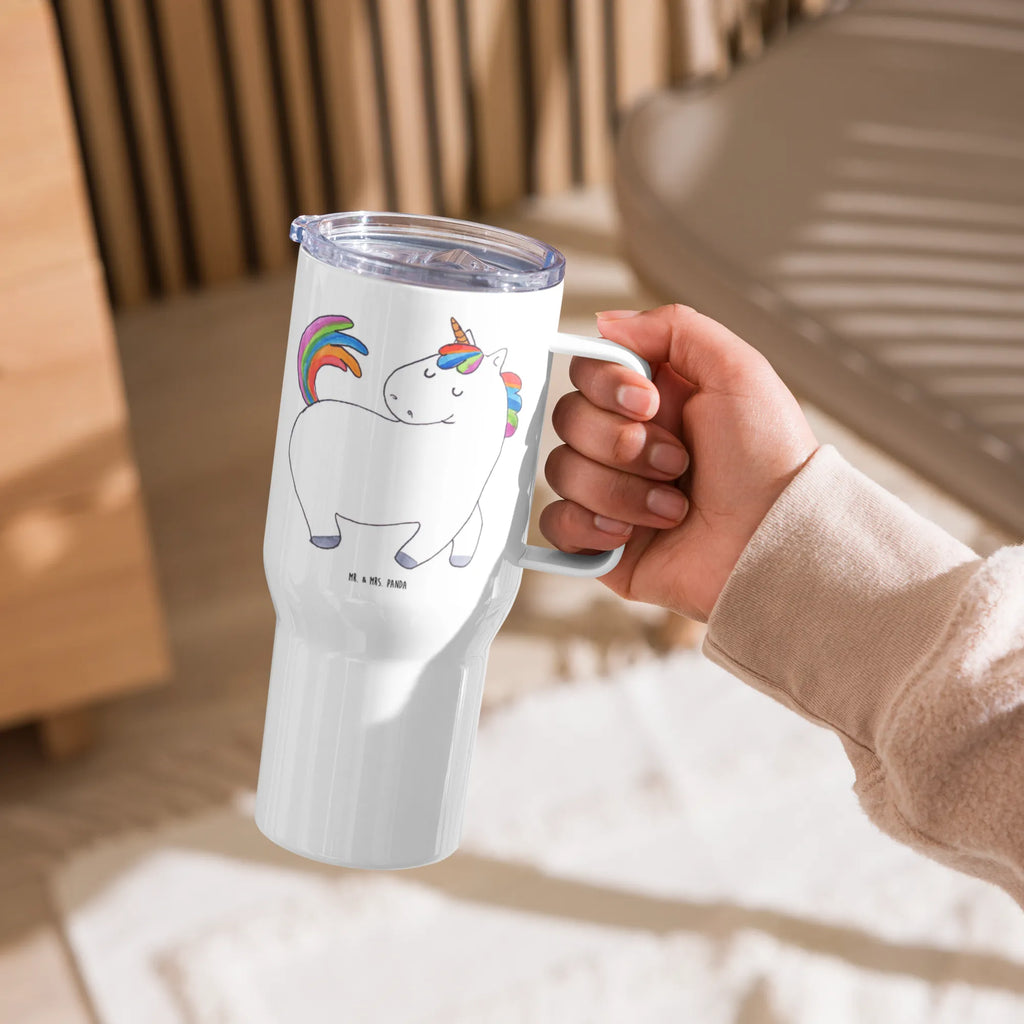 XXL thermal mug unicorn Swagger Thermobecher, Jumbo Becher, XL Thermobecher, Autobecher, Großer Thermobecher, Reisebecher, XL Reisetasse, Einhorn, Einhörner, Einhorn Deko, Unicorn, Reiten, Geschenk, Pferd, Freundin, anders, Reiter, stolz, bunt