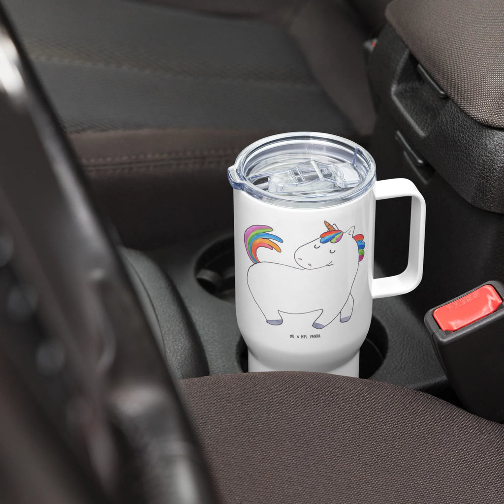 XXL thermal mug unicorn Swagger Thermobecher, Jumbo Becher, XL Thermobecher, Autobecher, Großer Thermobecher, Reisebecher, XL Reisetasse, Einhorn, Einhörner, Einhorn Deko, Unicorn, Reiten, Geschenk, Pferd, Freundin, anders, Reiter, stolz, bunt