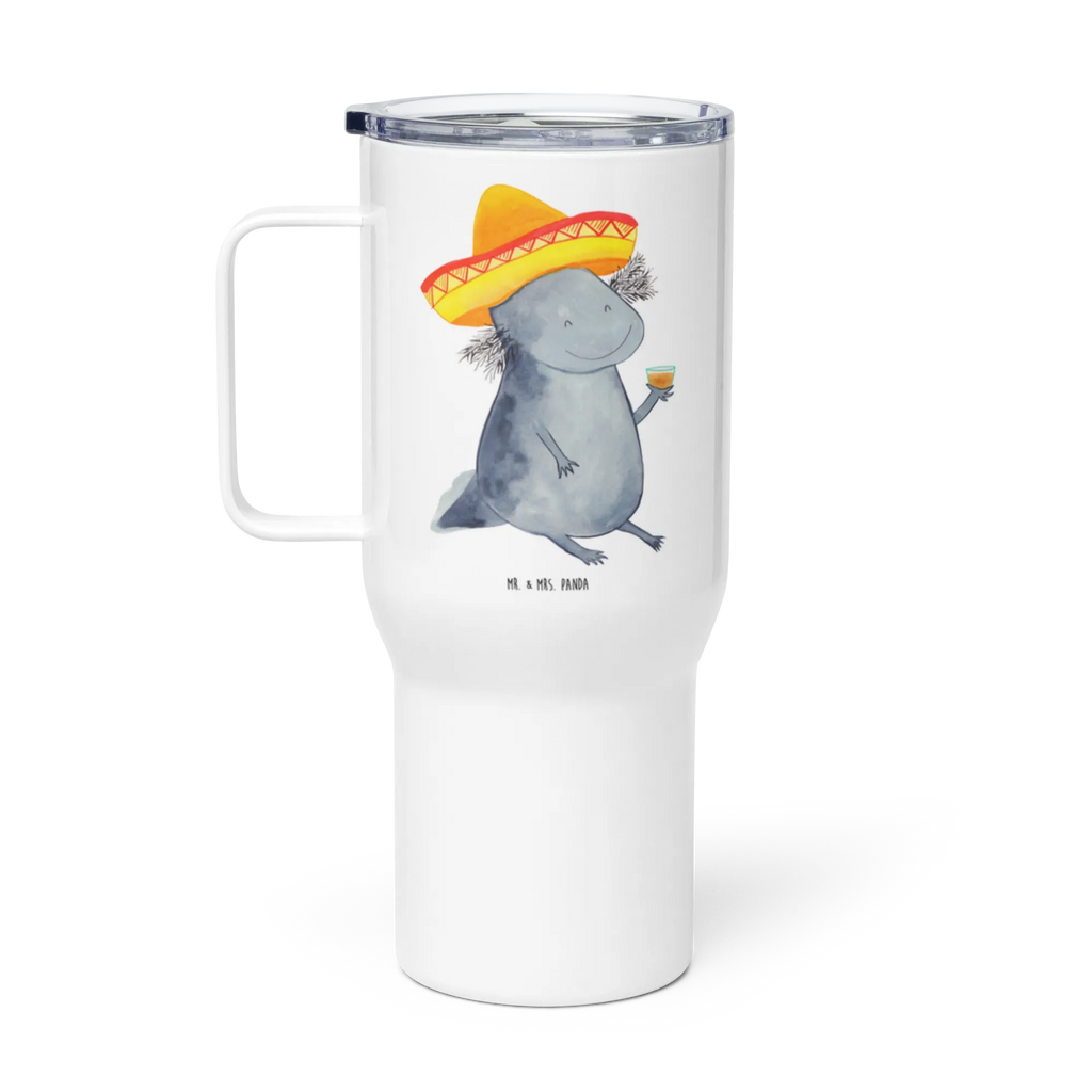 XXL thermal mug axolotl tequila Autobecher, XL Thermobecher, Großer Thermobecher, Reisebecher, XL Reisetasse, Jumbo Becher, Thermobecher, Axolotl, Molch, Zitrone, Feuerdrache, Axolot, Feuersalamander, Tequila, Spruch, Sombrero, Lurch, Lurche, Motivation, Schwanzlurch, Mexiko, Mexico
