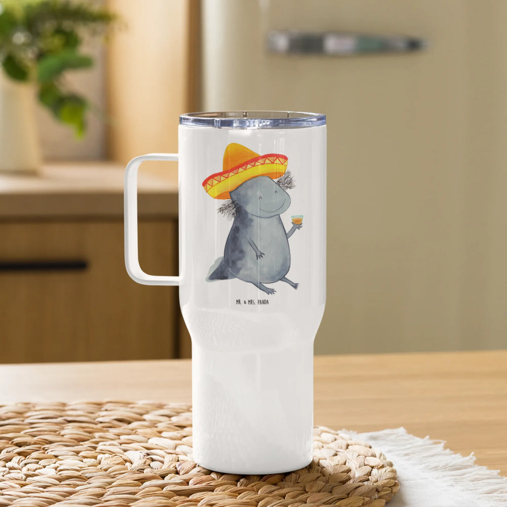 XXL thermal mug axolotl tequila Autobecher, XL Thermobecher, Großer Thermobecher, Reisebecher, XL Reisetasse, Jumbo Becher, Thermobecher, Axolotl, Molch, Zitrone, Feuerdrache, Axolot, Feuersalamander, Tequila, Spruch, Sombrero, Lurch, Lurche, Motivation, Schwanzlurch, Mexiko, Mexico