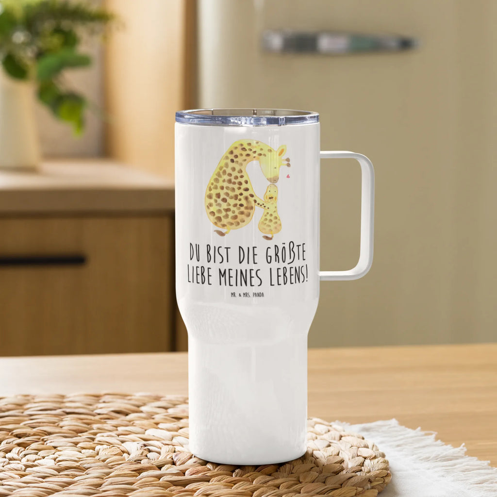 XXL thermal mug giraffe child Reisebecher, Thermobecher, Großer Thermobecher, XL Thermobecher, XL Reisetasse, Autobecher, Jumbo Becher, Afrika, Wildtiere, Mutter, Giraffe, Tochter, Kind, Mama, Sohn, Lieblingsmensch