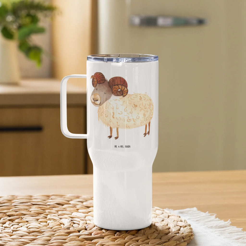 XXL Thermobecher Sternzeichen Widder XL Thermobecher, Großer Thermobecher, XL Reisetasse, Reisebecher, Autobecher, Jumbo Becher, Sternzeichen, Tierkreiszeichen, Horoskop, Astrologie, Aszendent, Bock, Geschenk April, Widder Geschenk, Schafbock, Widder Sternzeichen, Geburtstag März, Geburtstag April, Geschenk März