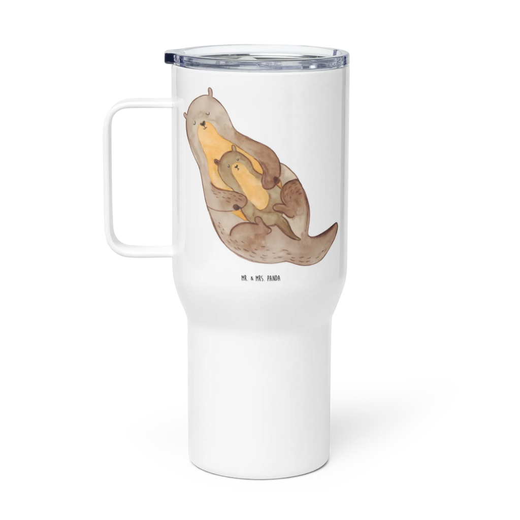 XXL thermal mug otter child Thermobecher, Reisebecher, Jumbo Becher, XL Reisetasse, Großer Thermobecher, Autobecher, XL Thermobecher, Otter, Fischotter, Seeotter, Otter Seeotter See Otter