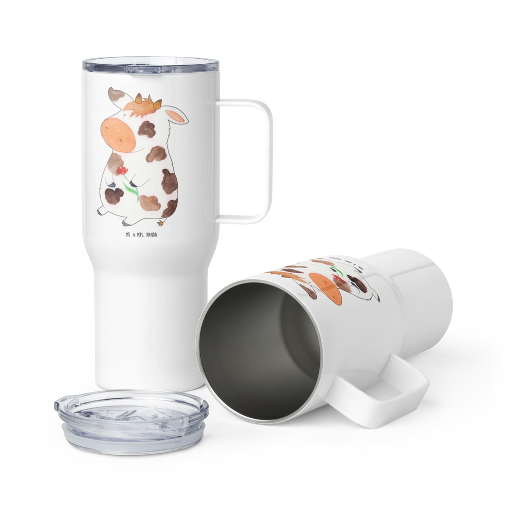 XXL thermal mug Cow XL Reisetasse, Großer Thermobecher, XL Thermobecher, Autobecher, Jumbo Becher, Reisebecher, Thermobecher, Bauernhof, Hoftiere, Landwirt, Landwirtin, Flausen, Kühe, Hof, Magie, Motivtion, Träume, Milch, Milchkuh, Spruch, Kuh