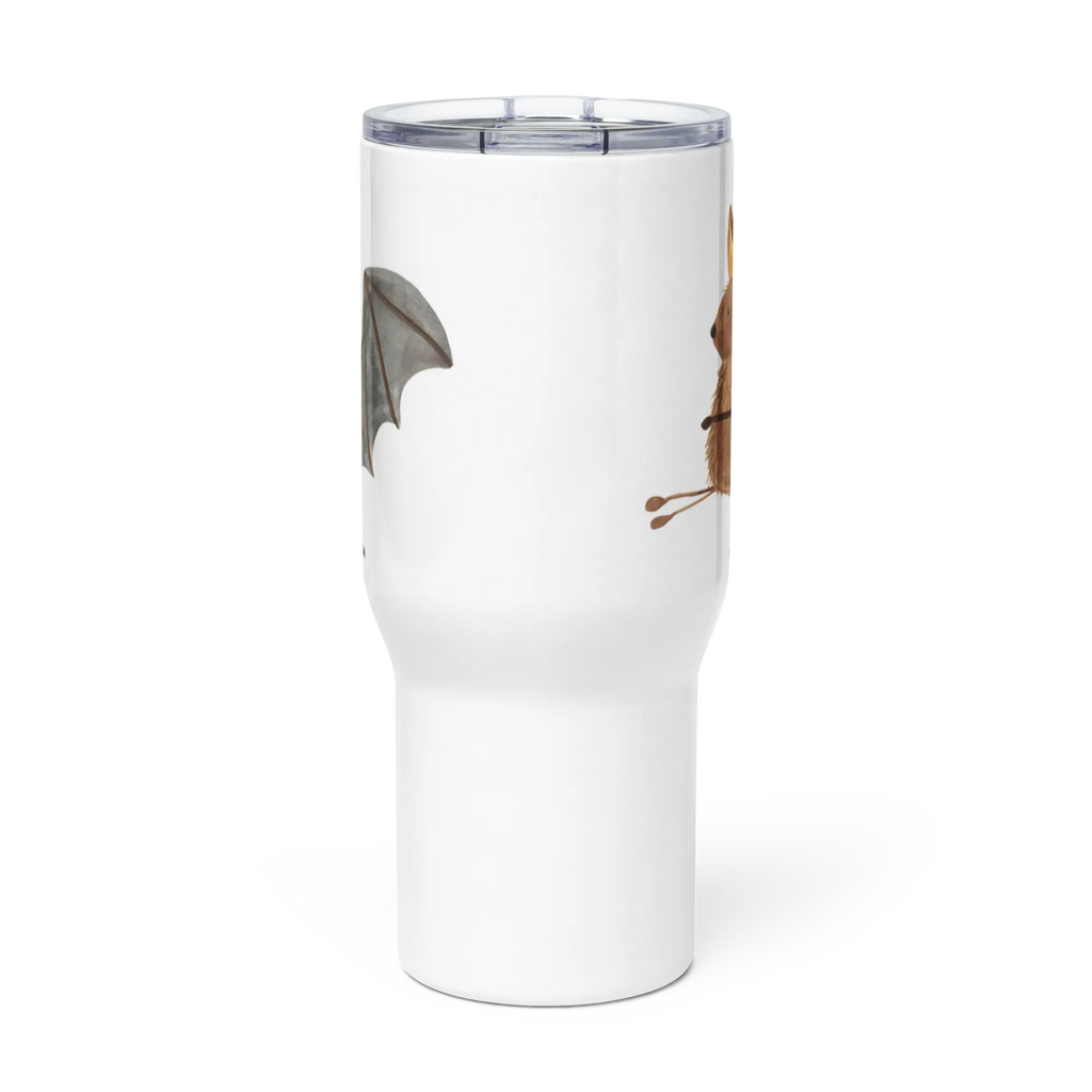 XXL thermal mug bat Sit Großer Thermobecher, Reisebecher, Thermobecher, XL Thermobecher, Autobecher, Jumbo Becher, XL Reisetasse, Tiermotive, Gute Laune, lustige Sprüche, Tiere, Fledermaus, Motivation, entspannen, Fledermäuse