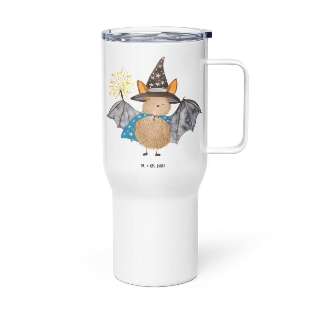 XXL thermal mug bat wizard XL Reisetasse, Thermobecher, Autobecher, Reisebecher, XL Thermobecher, Großer Thermobecher, Jumbo Becher, Tiermotive, Gute Laune, lustige Sprüche, Tiere, Magier, Fledermaus, reinsteigern, Zauberer, Fledermäuse, Frauen