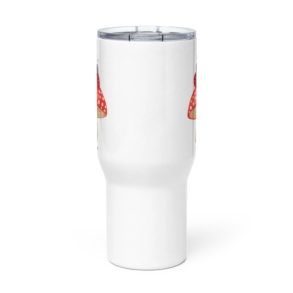 XXL Thermobecher Marienkäfer Fliegenpilz Reisebecher, XL Thermobecher, Großer Thermobecher, Thermobecher, Autobecher, XL Reisetasse, Jumbo Becher, Tiermotive, Gute Laune, lustige Sprüche, Tiere, Wohnung, Marienkäfer, Haus, zuhause, Fliegenpilz, Fleigenpilzhaus