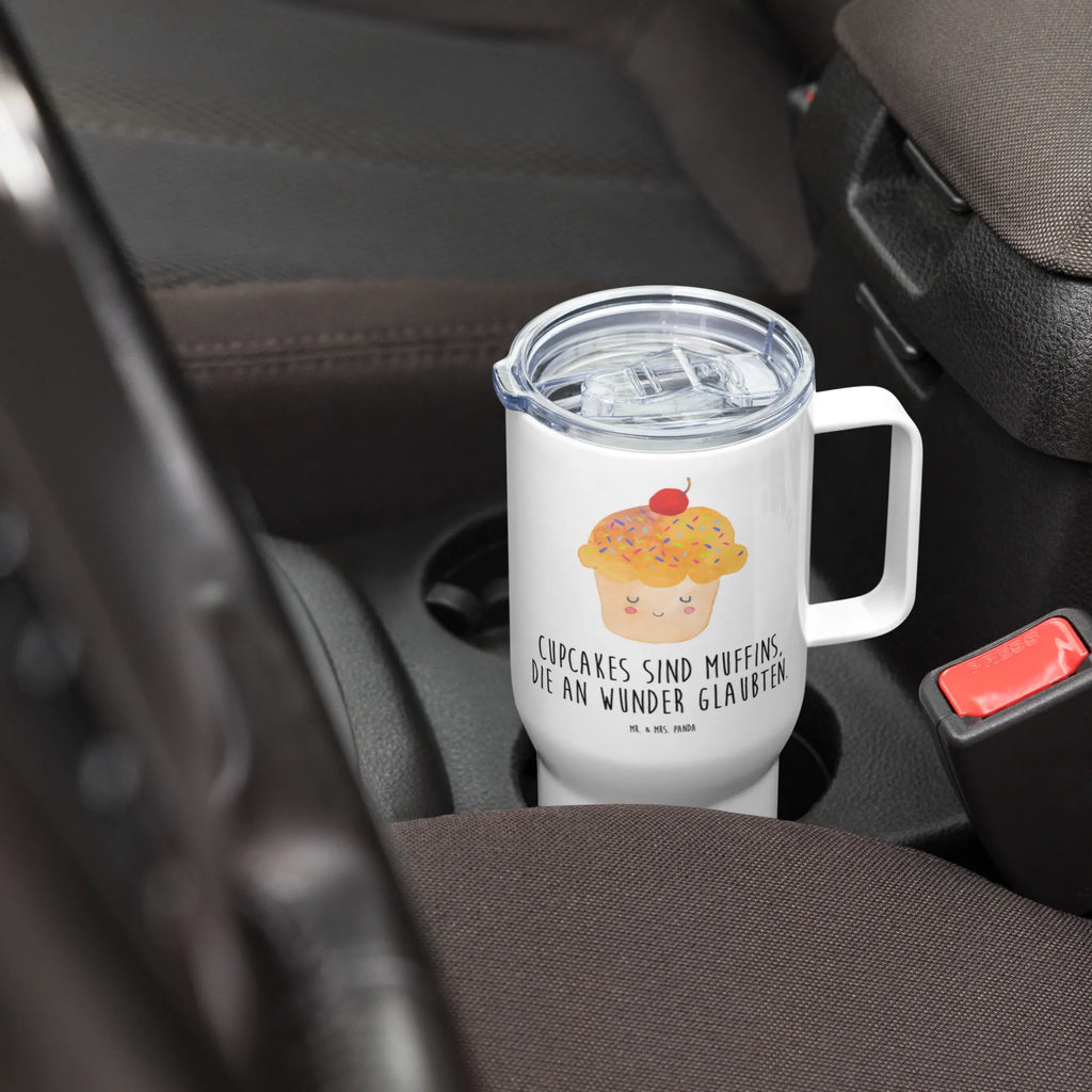 XXL thermal mug Cupcake Reisebecher, XL Thermobecher, Autobecher, XL Reisetasse, Großer Thermobecher, Jumbo Becher, Lustige Sprüche, Tiere, Tiermotive, Gute Laune, Backen Geschenk, Motivation Sprüche, Geschenk Koch, Cupcakes, Küche Spruch, Muffin, Wunder, Küche Deko