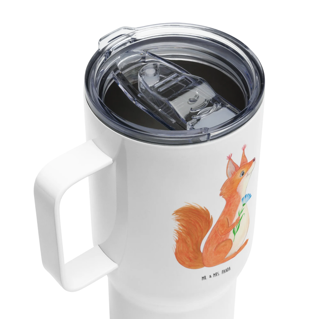 XXL Thermobecher Eichhörnchen Blume XL Thermobecher, Autobecher, Reisebecher, Thermobecher, Jumbo Becher, XL Reisetasse, Großer Thermobecher, Tiermotive, Gute Laune, lustige Sprüche, Tiere, Lachen, Spruch positiv, Motivation Sprüche, Eichhorn, glücklich Spruch, Eichhörnchen, Spruch Deko, Spaß, Motivation Bilder