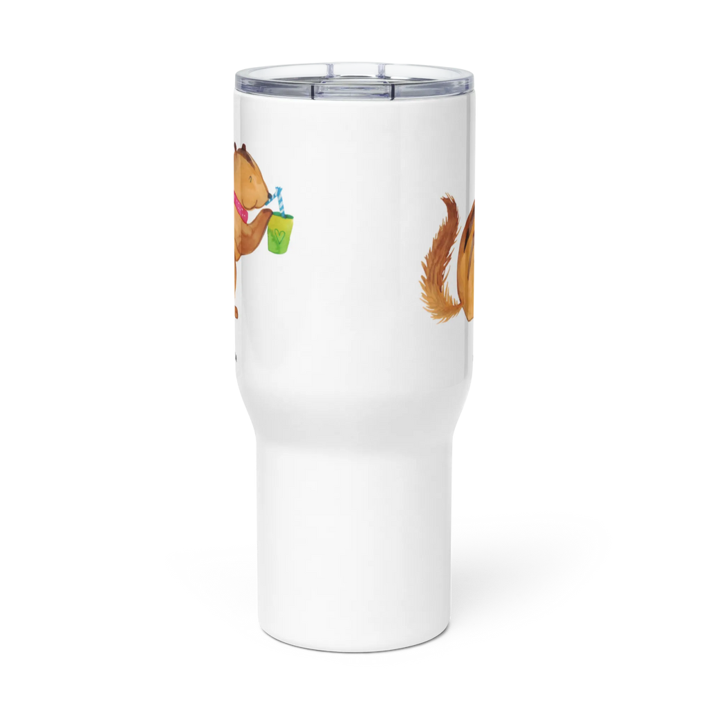 XXL thermal mug Squirrel smoothies Jumbo Becher, Großer Thermobecher, Reisebecher, XL Reisetasse, Autobecher, XL Thermobecher, Lustige Sprüche, Tiere, Tiermotive, Gute Laune, Diät, Green Smoothies, Streifenhörnchen, Eichhörnchen, Abnehmen