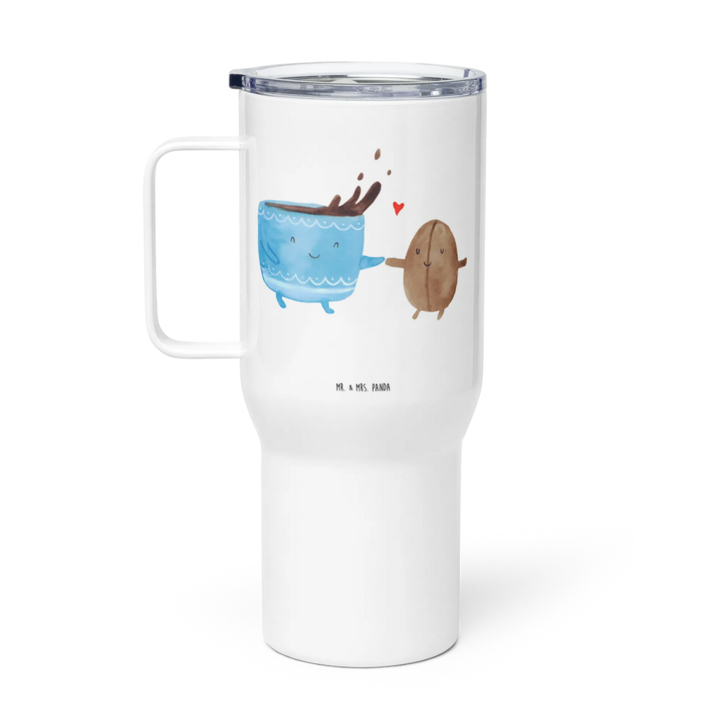 XXL thermal mug Coffee Bean XL Reisetasse, Autobecher, Thermobecher, Reisebecher, Jumbo Becher, Großer Thermobecher, XL Thermobecher, Tiermotive, Gute Laune, lustige Sprüche, Tiere, Glück, Zufriedenheit, Kaffeebohne, Genuss, Kaffee