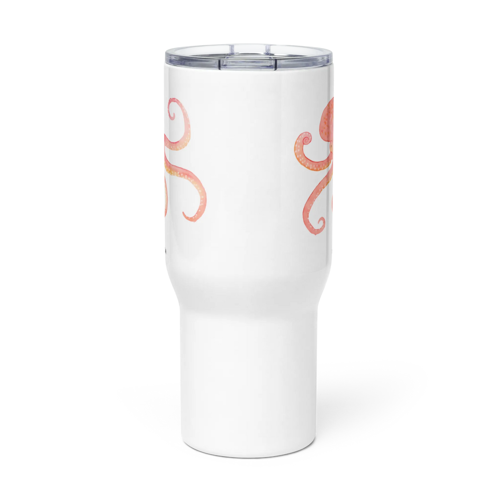 XXL thermal mug Squid Großer Thermobecher, Jumbo Becher, Reisebecher, Autobecher, XL Reisetasse, XL Thermobecher, Lustige Sprüche, Tiere, Tiermotive, Gute Laune, Krake, Meerestier, Wasser, Ozean, Meer, Arme, Tintenfisch