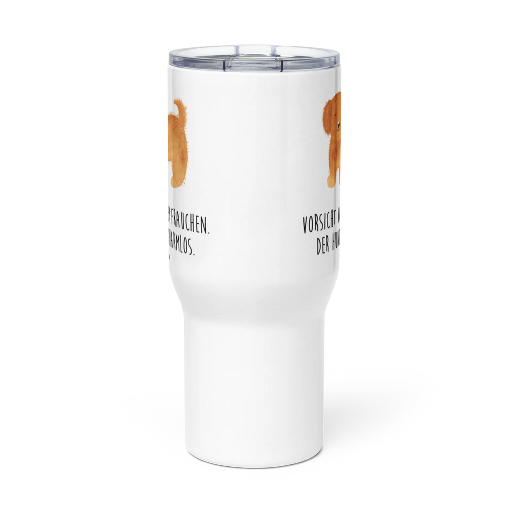 XXL thermal mug Dog fluffy Autobecher, XL Reisetasse, Reisebecher, XL Thermobecher, Großer Thermobecher, Jumbo Becher, Sprüche, Hund, Hunderasse, Hundebesitzer, Hundemotiv, Haustier, Tierliebhaber, Hundemama, Hundeliebe, Frauchen, Hunde
