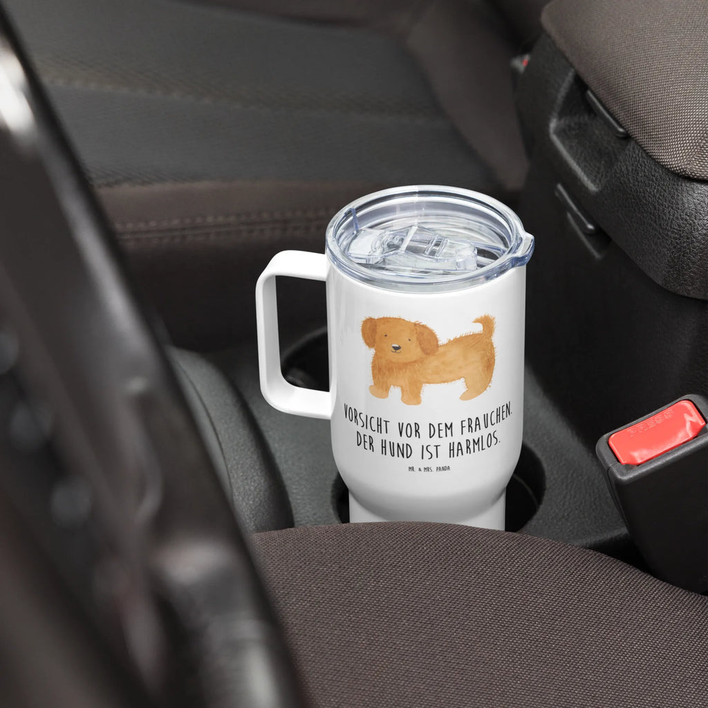 XXL thermal mug Dog fluffy Autobecher, XL Reisetasse, Reisebecher, XL Thermobecher, Großer Thermobecher, Jumbo Becher, Sprüche, Hund, Hunderasse, Hundebesitzer, Hundemotiv, Haustier, Tierliebhaber, Hundemama, Hundeliebe, Frauchen, Hunde
