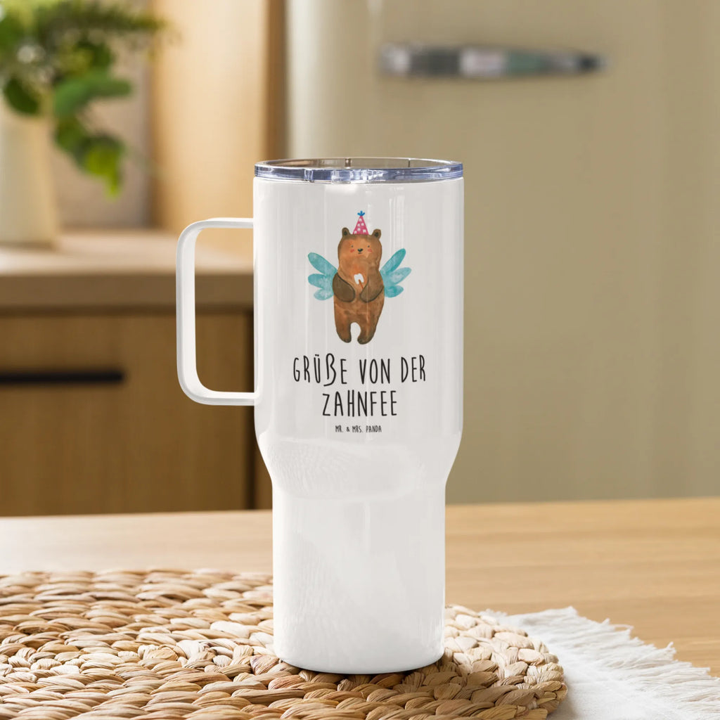 XXL thermal mug bear tooth fairy Großer Thermobecher, Thermobecher, Autobecher, Reisebecher, XL Thermobecher, Jumbo Becher, XL Reisetasse, Bär, Teddy, Teddybär, Erster Zahn, Zahnfee, Fee, Milchzahn