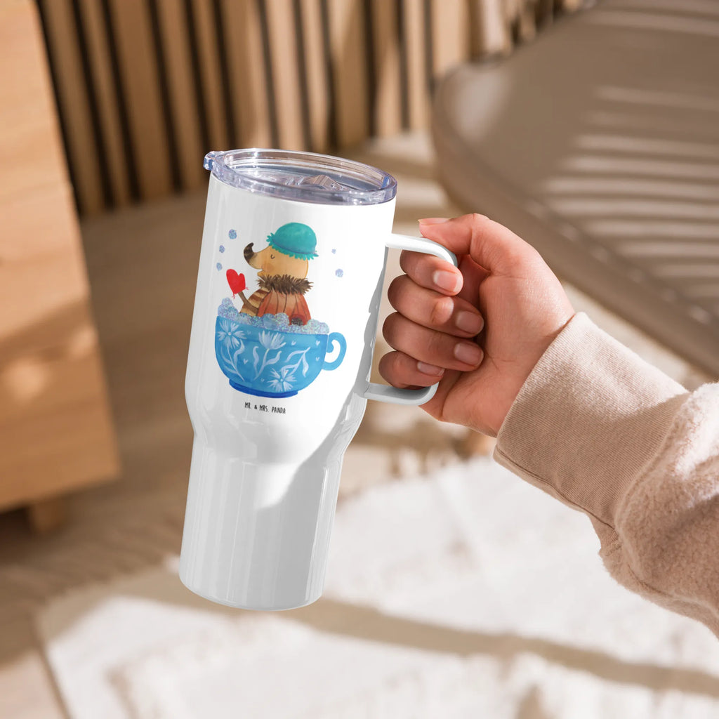 XXL thermal mug Moth foam bath Autobecher, XL Thermobecher, Großer Thermobecher, Reisebecher, Jumbo Becher, XL Reisetasse, Lustige Sprüche, Tiere, Tiermotive, Gute Laune, Badezimmerdeko, Baden, Zeitmanagement, Verträumt, Schaumbad, Tasse, WC, Nachtfalter, Ziele, Träumen, Bad, Badezimmer
