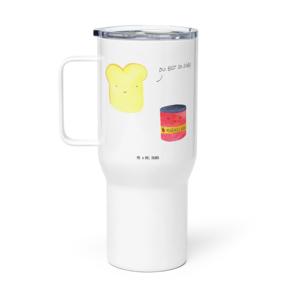 XXL Thermobecher Toast Marmelade XL Reisetasse, Reisebecher, Jumbo Becher, Autobecher, XL Thermobecher, Großer Thermobecher, Lustige Sprüche, Tiere, Tiermotive, Gute Laune, Küche Spruch, Süße Postkarte, Süß, Brot, Frühstück Einladung, Dreamteam, Küche Deko, Toastbrot, Toast, Marmelade