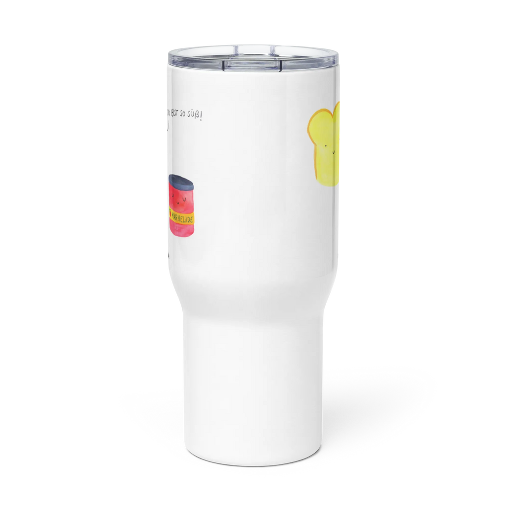 XXL Thermobecher Toast Marmelade XL Reisetasse, Reisebecher, Jumbo Becher, Autobecher, XL Thermobecher, Großer Thermobecher, Lustige Sprüche, Tiere, Tiermotive, Gute Laune, Küche Spruch, Süße Postkarte, Süß, Brot, Frühstück Einladung, Dreamteam, Küche Deko, Toastbrot, Toast, Marmelade