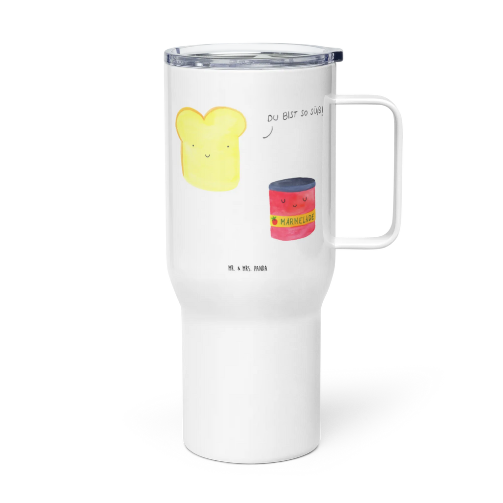 XXL Thermobecher Toast Marmelade XL Reisetasse, Reisebecher, Jumbo Becher, Autobecher, XL Thermobecher, Großer Thermobecher, Lustige Sprüche, Tiere, Tiermotive, Gute Laune, Küche Spruch, Süße Postkarte, Süß, Brot, Frühstück Einladung, Dreamteam, Küche Deko, Toastbrot, Toast, Marmelade