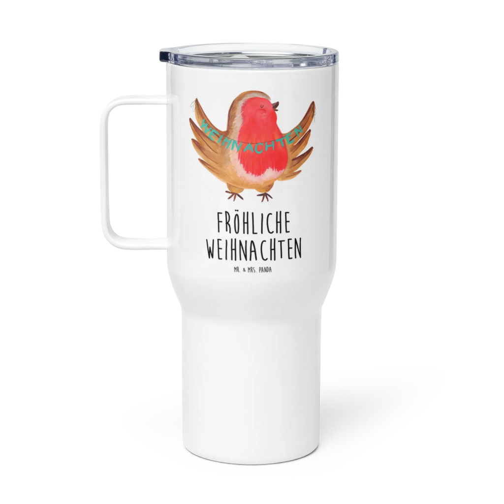 XXL Thermobecher Rotkehlchen Weihnachten Reisebecher, Großer Thermobecher, Thermobecher, XL Reisetasse, Autobecher, XL Thermobecher, Jumbo Becher, Winter, Weihnachten, Weihnachtsdeko, Nikolaus, Advent, Heiligabend, Wintermotiv, Weihnachtsmotiv, Frohe Weihnachten, Weihnachtsgruß, Vogel, xmas