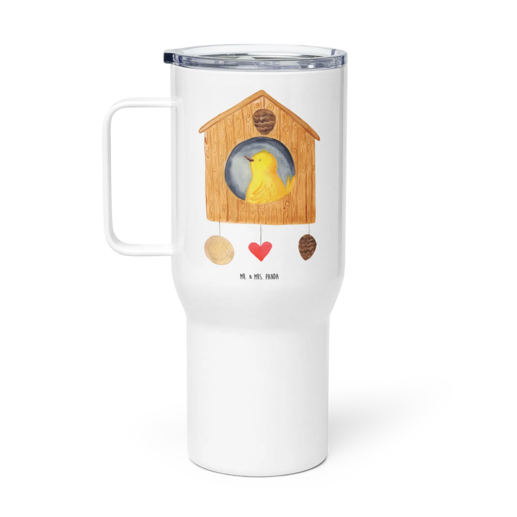 XXL thermal mug Bird House Autobecher, XL Thermobecher, XL Reisetasse, Jumbo Becher, Großer Thermobecher, Reisebecher, Lustige Sprüche, Tiere, Tiermotive, Gute Laune, Nest, Zuhause, Haus, Vögel, Unser Haus, Vogel, Eigenheim, Castle, Vogelhaus, Home Sweet Home, Vogelhäuschen, Wohnung, Familie, Lieblingsort