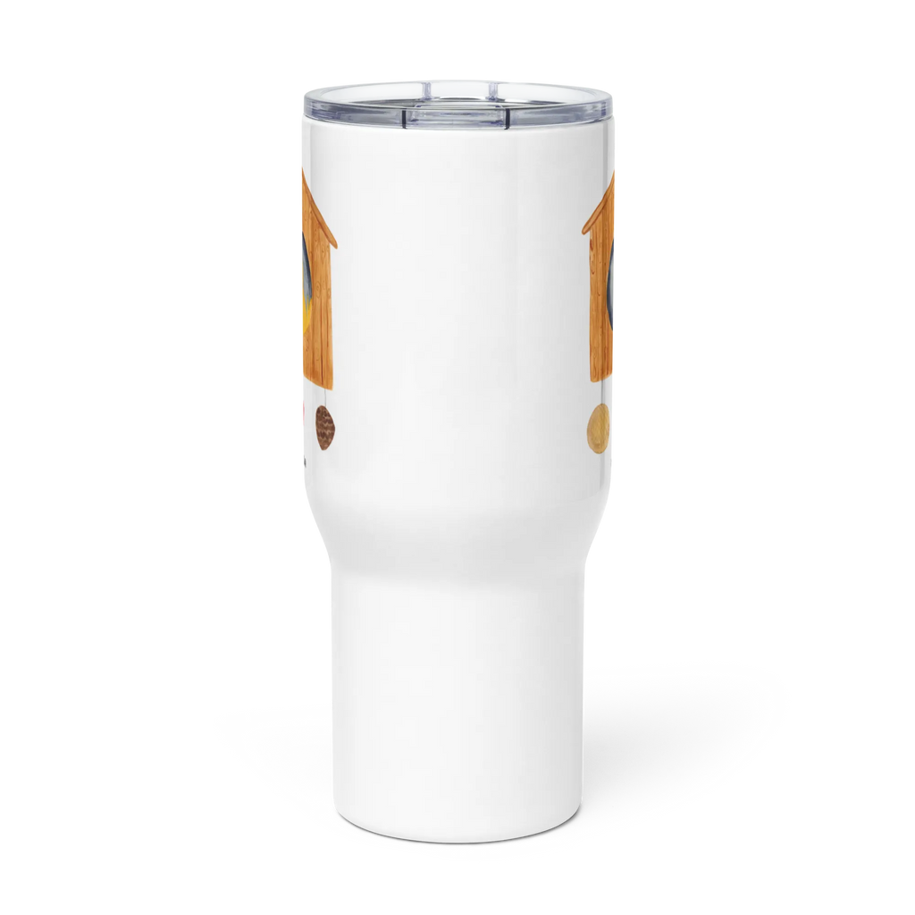 XXL thermal mug Bird House Autobecher, XL Thermobecher, XL Reisetasse, Jumbo Becher, Großer Thermobecher, Reisebecher, Lustige Sprüche, Tiere, Tiermotive, Gute Laune, Nest, Zuhause, Haus, Vögel, Unser Haus, Vogel, Eigenheim, Castle, Vogelhaus, Home Sweet Home, Vogelhäuschen, Wohnung, Familie, Lieblingsort