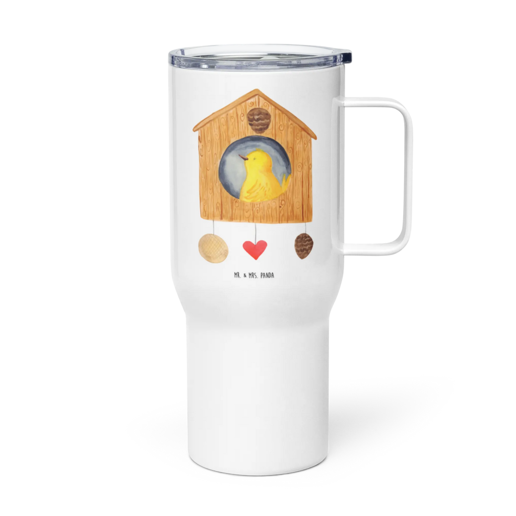XXL thermal mug Bird House Autobecher, XL Thermobecher, XL Reisetasse, Jumbo Becher, Großer Thermobecher, Reisebecher, Lustige Sprüche, Tiere, Tiermotive, Gute Laune, Nest, Zuhause, Haus, Vögel, Unser Haus, Vogel, Eigenheim, Castle, Vogelhaus, Home Sweet Home, Vogelhäuschen, Wohnung, Familie, Lieblingsort