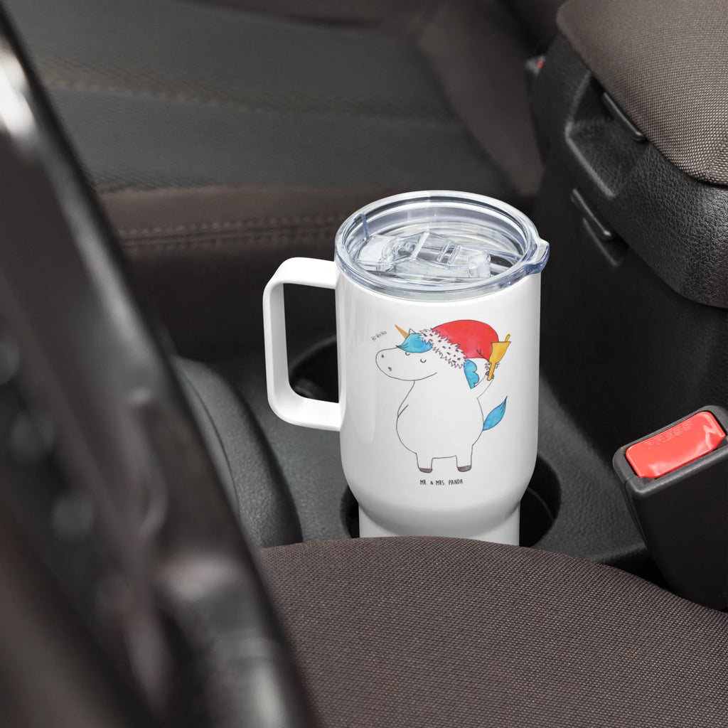 XXL Thermobecher Einhorn Weihnachtsmann Autobecher, Jumbo Becher, XL Thermobecher, XL Reisetasse, Reisebecher, Großer Thermobecher, Thermobecher, Einhorn, Einhörner, Einhorn Deko, Unicorn, Wunschliste, Wunschzettel, Feenstaub, Weihnachten, Gin, Schoki, Nikolaus, Weihnachtsmann, Schokolade