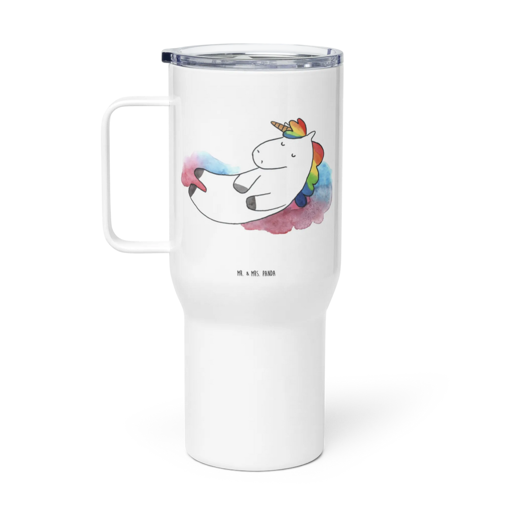 XXL thermal mug unicorn cloud 7 XL Reisetasse, Reisebecher, Autobecher, Großer Thermobecher, Jumbo Becher, XL Thermobecher, Unicorn, Einhorn, Einhörner, Einhorn Deko, Lächeln, Realität, Verliebt, Lustig, Geschenk, Witzig, Menschen, Glaube