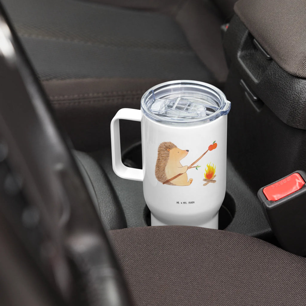 XXL thermal mug Hedgehog grilling Großer Thermobecher, Autobecher, Reisebecher, XL Thermobecher, XL Reisetasse, Jumbo Becher, Lustige Sprüche, Tiere, Tiermotive, Gute Laune, Spruch, Motivation, Igel, Sinn Des Lebens, Arbeitslos, Ziele, Grillen