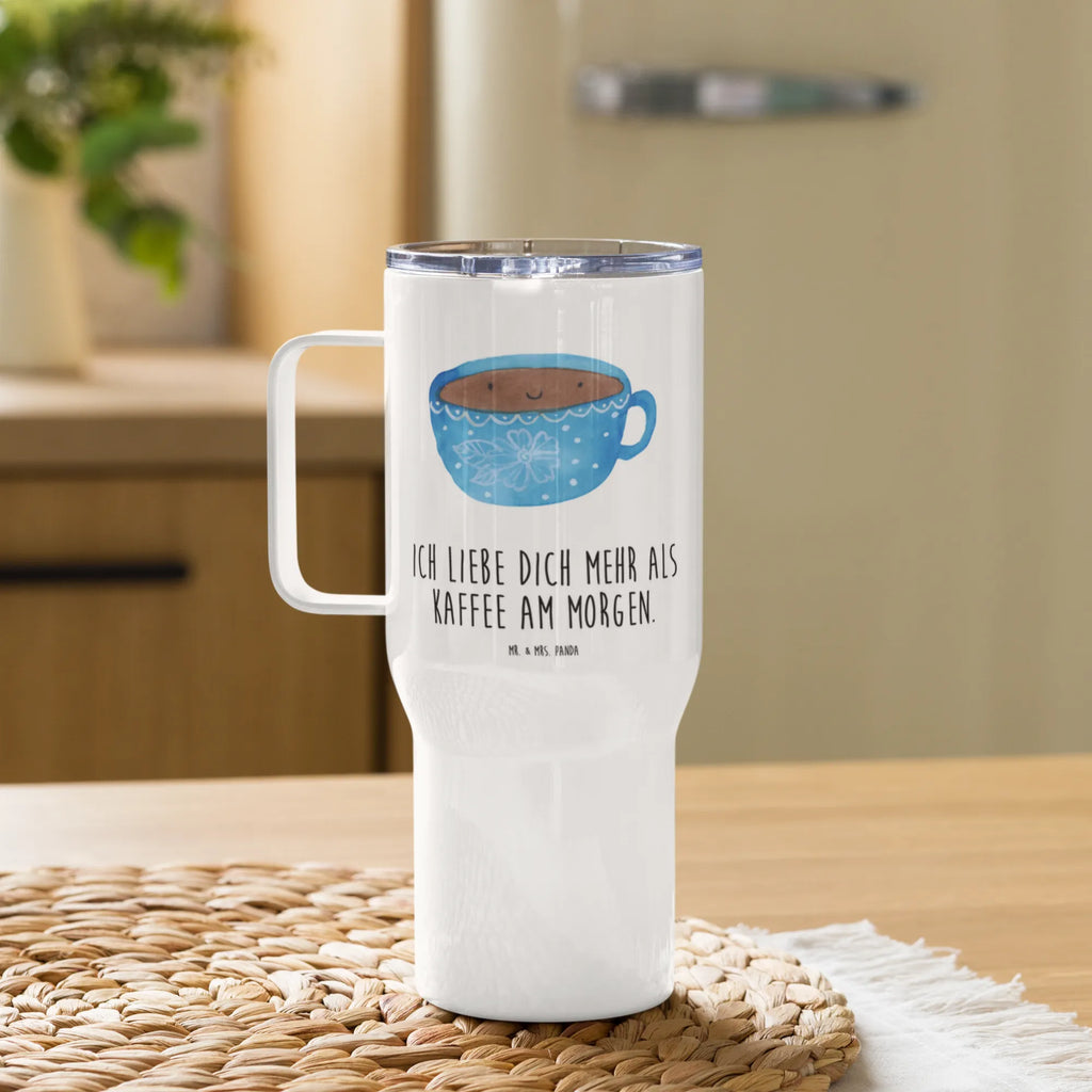 XXL Thermobecher Kaffee Tasse Autobecher, XL Thermobecher, XL Reisetasse, Jumbo Becher, Großer Thermobecher, Reisebecher, Lustige Sprüche, Tiere, Tiermotive, Gute Laune, Liebe, Geschmack, Glücklich, Genuss, Kaffee, Tasse