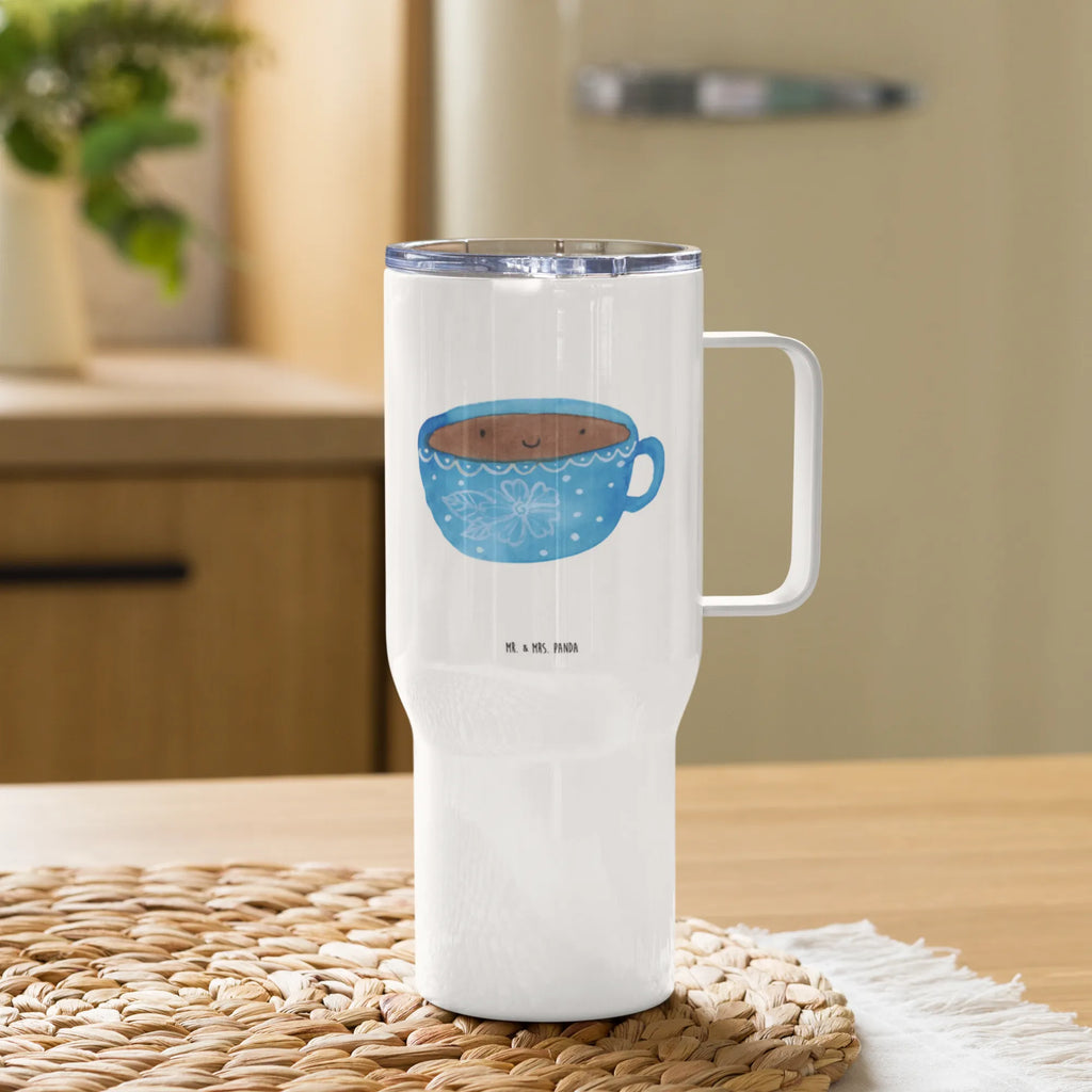 XXL Thermobecher Kaffee Tasse Autobecher, XL Thermobecher, XL Reisetasse, Jumbo Becher, Großer Thermobecher, Reisebecher, Lustige Sprüche, Tiere, Tiermotive, Gute Laune, Liebe, Geschmack, Glücklich, Genuss, Kaffee, Tasse