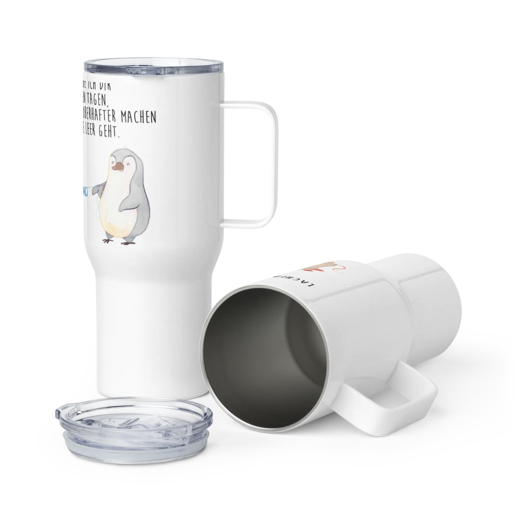 XXL thermal mug mouse penguin Birthday XL Reisetasse, XL Thermobecher, Jumbo Becher, Autobecher, Großer Thermobecher, Reisebecher, Geschenk, Geburtstag, Geburtstagsgeschenk, Maus, Geburtstagsfeier, Geburtstage, Pinguin, Happy Birthday