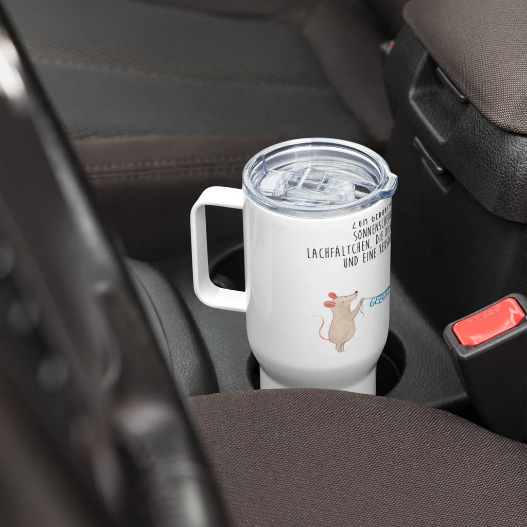 XXL thermal mug mouse penguin Birthday XL Reisetasse, XL Thermobecher, Jumbo Becher, Autobecher, Großer Thermobecher, Reisebecher, Geschenk, Geburtstag, Geburtstagsgeschenk, Maus, Geburtstagsfeier, Geburtstage, Pinguin, Happy Birthday