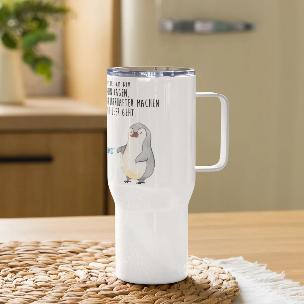 XXL thermal mug mouse penguin Birthday XL Reisetasse, XL Thermobecher, Jumbo Becher, Autobecher, Großer Thermobecher, Reisebecher, Geschenk, Geburtstag, Geburtstagsgeschenk, Maus, Geburtstagsfeier, Geburtstage, Pinguin, Happy Birthday