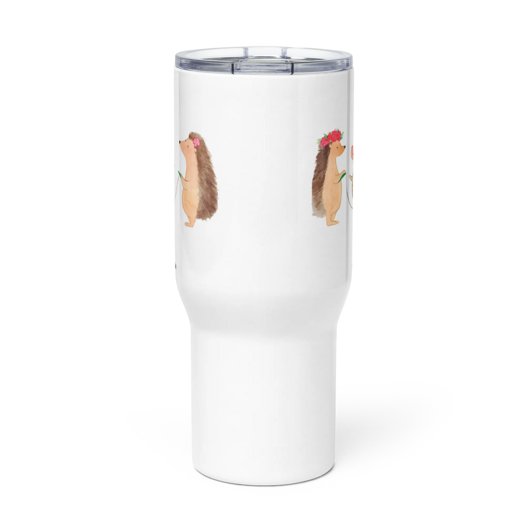 XXL thermal mug Hedgehog skipping Großer Thermobecher, Reisebecher, Thermobecher, Jumbo Becher, XL Reisetasse, XL Thermobecher, Autobecher, Tiermotive, Gute Laune, lustige Sprüche, Tiere, Kindergarten, Seilhüpfen, Igel, Seilspringen, Maus, Kinder