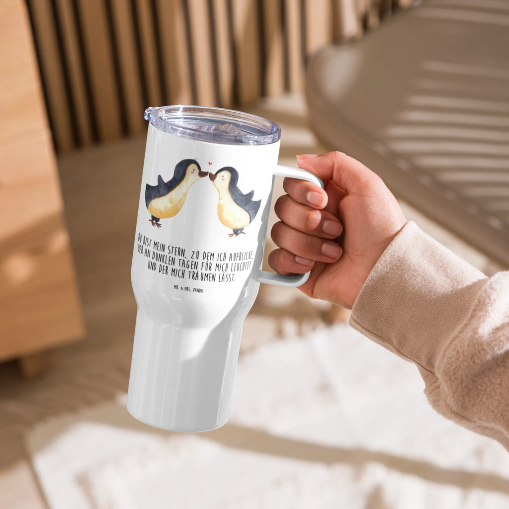 XXL Thermobecher Pinguin Liebe XL Reisetasse, Reisebecher, Jumbo Becher, Autobecher, Großer Thermobecher, XL Thermobecher, Freundin, Freund, Liebe, Liebesgeschenk, Jahrestag, Verlobung, Partner, Ehemann, Ehefrau, Heiraten, Heiratsantrag, Hocheitstag, Hochzeitstag, Pinguin Liebe, Pinguin, Geschenk Hochzeitstag, Geschenk Freundin, Paar, Liebesspruch, Love, Liebesbeweis, Pinguine, Pärchen. Liebespaar, Geschenkidee, Pinguin Paar, Hochzeit, Gastgeschenk, Verlobte, Pinguinpaar, Geschenk Freund, Verlobter