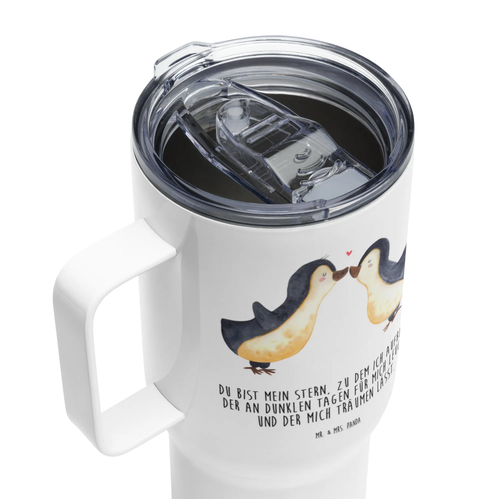 XXL Thermobecher Pinguin Liebe XL Reisetasse, Reisebecher, Jumbo Becher, Autobecher, Großer Thermobecher, XL Thermobecher, Freundin, Freund, Liebe, Liebesgeschenk, Jahrestag, Verlobung, Partner, Ehemann, Ehefrau, Heiraten, Heiratsantrag, Hocheitstag, Hochzeitstag, Pinguin Liebe, Pinguin, Geschenk Hochzeitstag, Geschenk Freundin, Paar, Liebesspruch, Love, Liebesbeweis, Pinguine, Pärchen. Liebespaar, Geschenkidee, Pinguin Paar, Hochzeit, Gastgeschenk, Verlobte, Pinguinpaar, Geschenk Freund, Verlobter