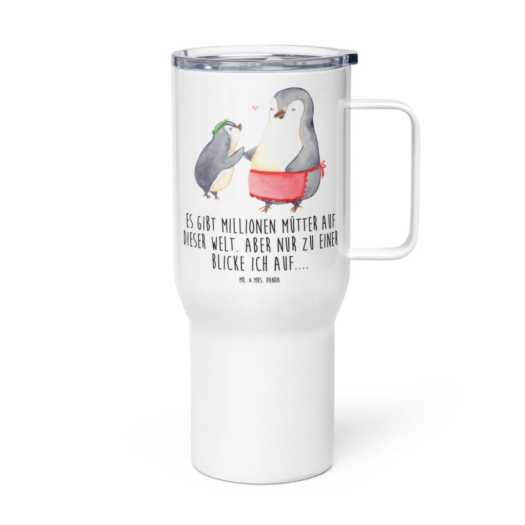 XXL thermal mug Penguin with child XL Thermobecher, Reisebecher, Thermobecher, Autobecher, XL Reisetasse, Großer Thermobecher, Jumbo Becher, Familie, Vatertag, Muttertag, Bruder, Schwester, Mama, Papa, Oma, Opa, Geschenk, Mutter, Mami, Mutti, Geburststag