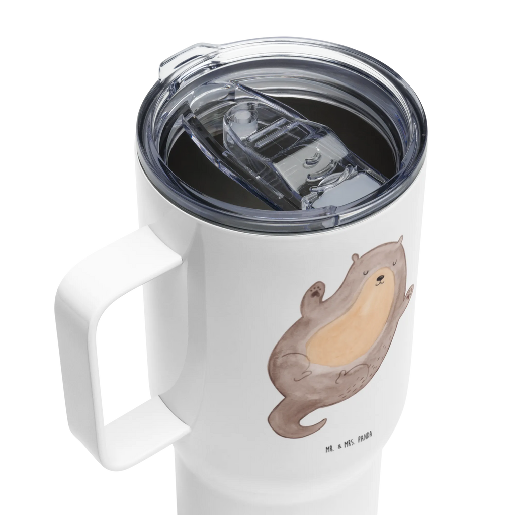 XXL Thermobecher Otter Umarmen XL Thermobecher, Thermobecher, Jumbo Becher, Autobecher, Großer Thermobecher, Reisebecher, XL Reisetasse, Otter, Fischotter, Seeotter, Otter Seeotter See Otter