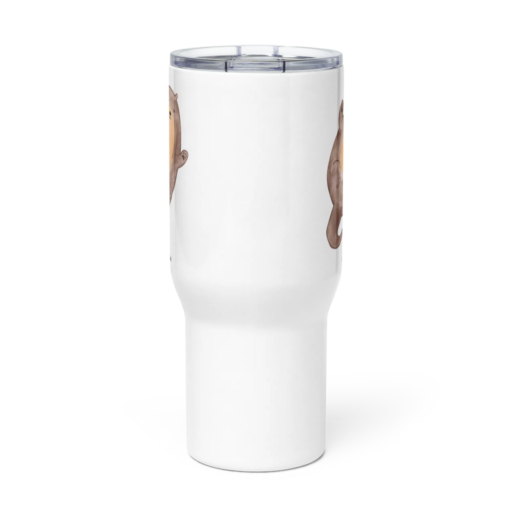 XXL Thermobecher Otter Umarmen XL Thermobecher, Thermobecher, Jumbo Becher, Autobecher, Großer Thermobecher, Reisebecher, XL Reisetasse, Otter, Fischotter, Seeotter, Otter Seeotter See Otter