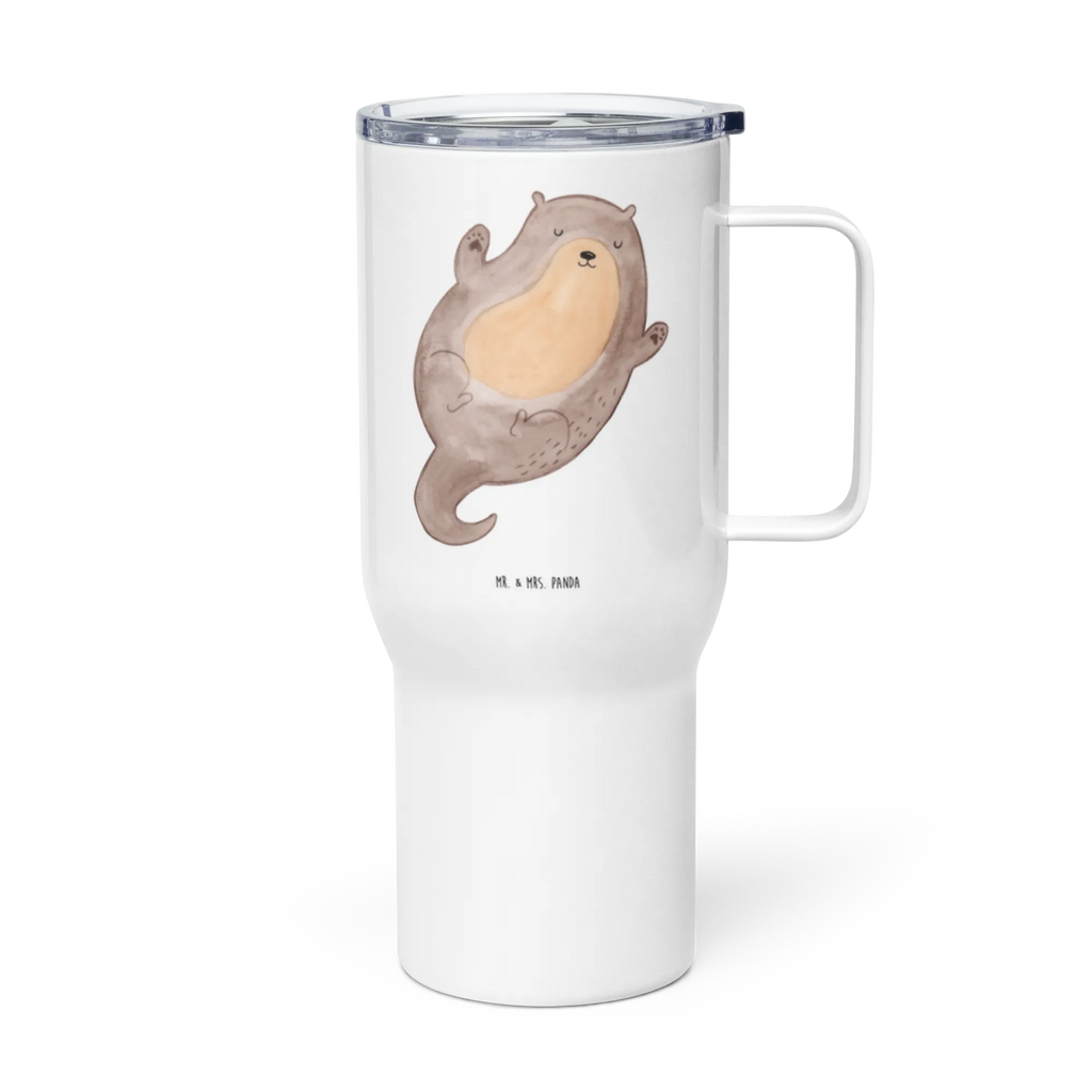 XXL Thermobecher Otter Umarmen XL Thermobecher, Thermobecher, Jumbo Becher, Autobecher, Großer Thermobecher, Reisebecher, XL Reisetasse, Otter, Fischotter, Seeotter, Otter Seeotter See Otter