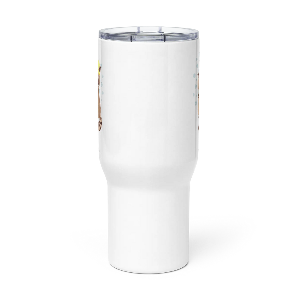 XXL thermal mug Raccoon Reisebecher, XL Reisetasse, XL Thermobecher, Großer Thermobecher, Autobecher, Jumbo Becher, Thermobecher, Tiermotive, Gute Laune, lustige Sprüche, Tiere, Plan, Tagträumen, Fröhlich, waschen, Seifenblasen, Waschbär