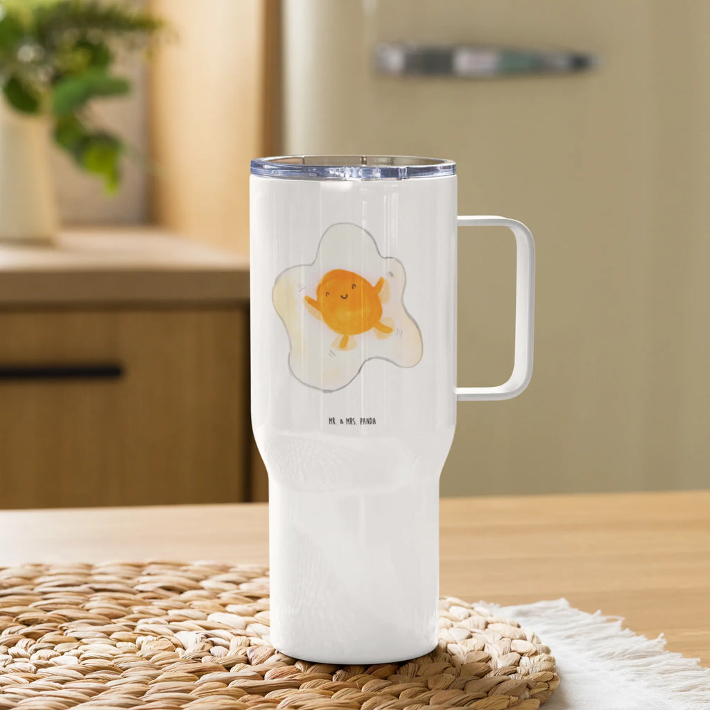 XXL thermal mug Fried egg egg XL Reisetasse, Jumbo Becher, XL Thermobecher, Thermobecher, Reisebecher, Großer Thermobecher, Autobecher, Tiermotive, Gute Laune, lustige Sprüche, Tiere, Tag, Spiegelei, Ei, Schön, Glücklich, Liebe