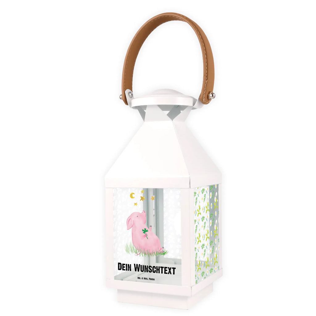 Personalisierte Deko Laterne Schwein Glück Gartenlampe, Gartenleuchte, Gartendekoration, Gartenlicht, Laterne kleine Laternen, XXL Laternen, Laterne groß, Tiermotive, Gute Laune, lustige Sprüche, Tiere, Glücksschwein. Glück, Schwein, Schweinchen, Sterne, Sernchen, Ziele, Träume, Motivation, Glücksbringer